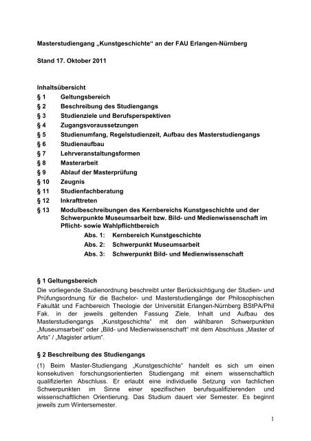 ma-studienaufbau_Mod.. - Institut fÃ¼r Kunstgeschichte - Friedrich ...