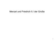 Menzel und Friedrich II./ der GroÃe