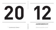 Jahresbericht 2012 (PDF) - Kunsthaus ZÃ¼rich