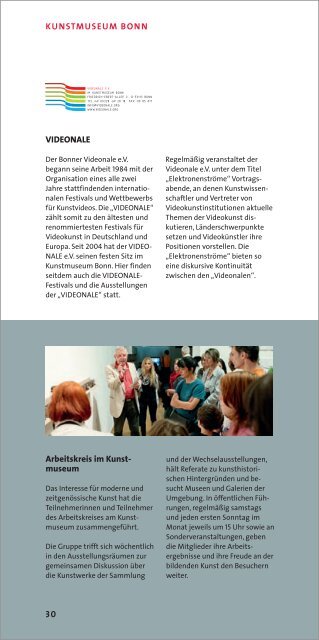 4 | 2011 OktOber bis Dezember - Kunstmuseum Bonn