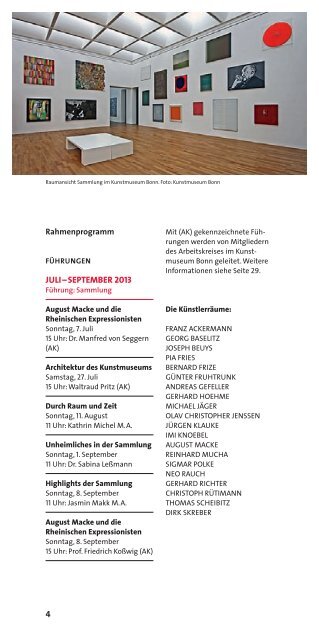 3 | 2013 Juli bis september - Kunstmuseum Bonn