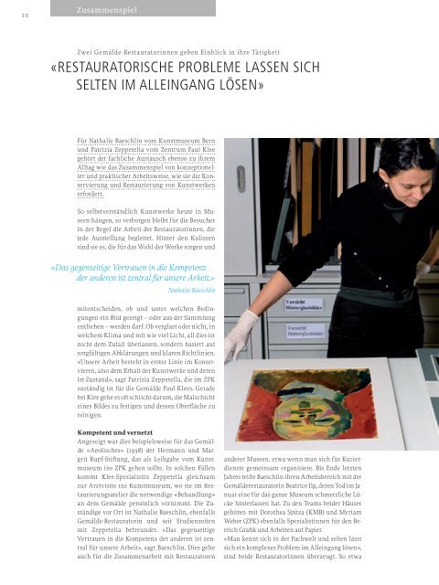 Download Magazin KunstEINSICHTBern No. 2(pdf) - Kunstmuseum ...