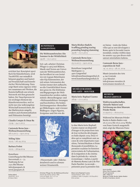 Download Magazin KunstEINSICHTBern No. 3(pdf) - Kunstmuseum ...