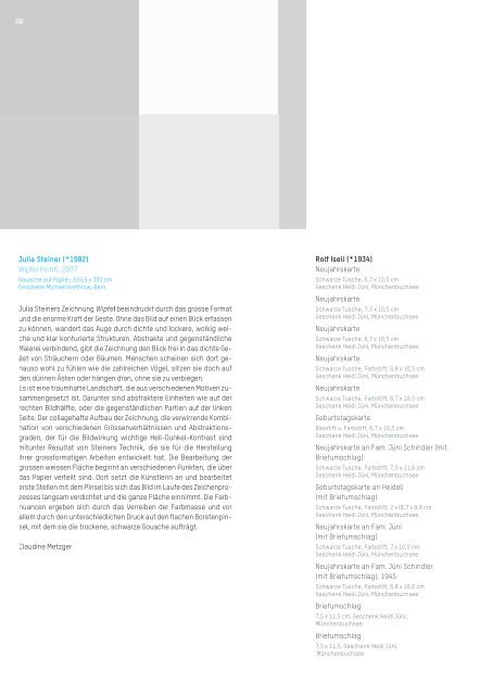 Download Jahresbericht 2012 (pdf) - Kunstmuseum Bern