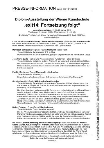 Download Presseinformation [pdf] - kunstschule.at