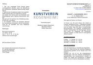 Ausschreibung lesen - Kunstverein Rosenheim