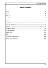 Lehrplan Klasse 6 - Saarland