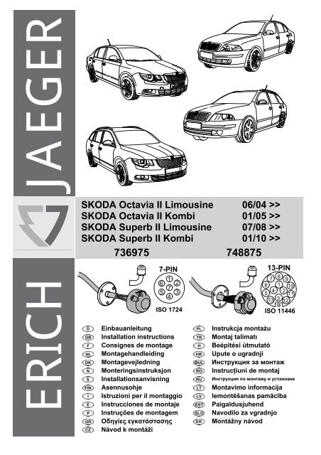 Skoda Octavia Ii Limousine Skoda Octavia Ii Kombi Skoda