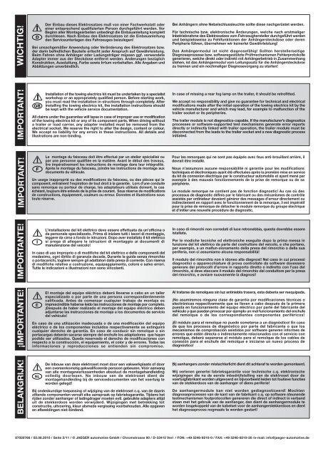 No. 21020520J BMW Einbauanleitung Fitting instructions ...