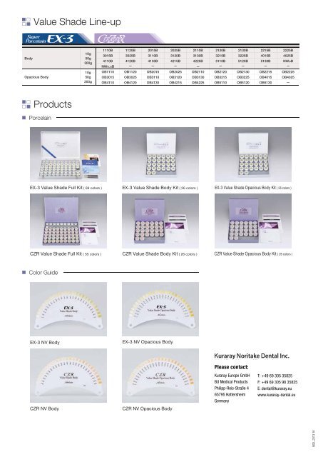 Noritake Ex 3 Firing Chart