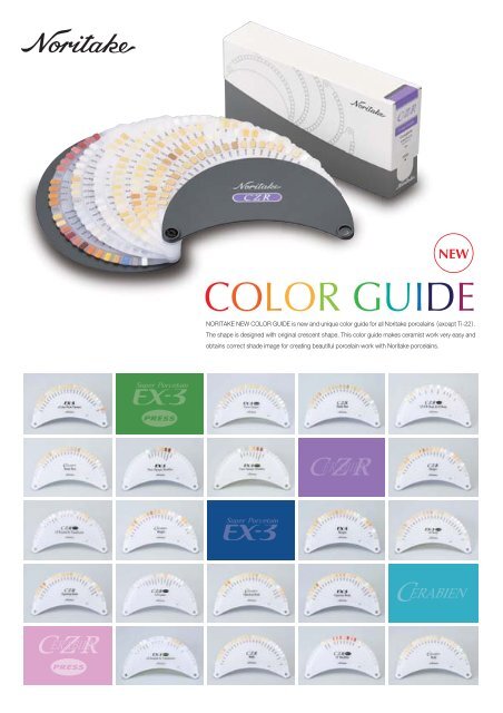 Noritake Color Guide Sales Folder