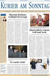 1. dezember - Kurier am Sonntag