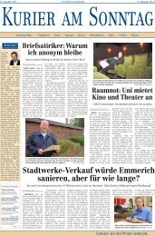 lokales aus dem kreis - Kurier am Sonntag