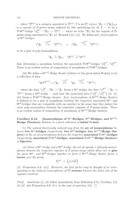 Inter-universal Teichmuller Theory I: Construction of Hodge Theaters