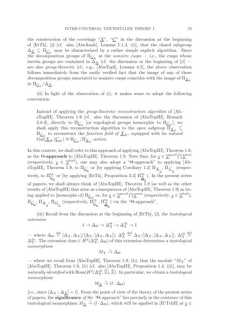 Inter-universal Teichmuller Theory I: Construction of Hodge Theaters