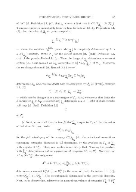 Inter-universal Teichmuller Theory I: Construction of Hodge Theaters