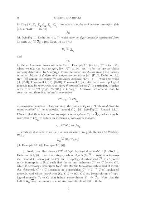 Inter-universal Teichmuller Theory I: Construction of Hodge Theaters