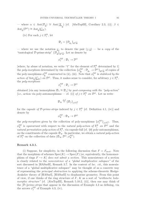 Inter-universal Teichmuller Theory I: Construction of Hodge Theaters
