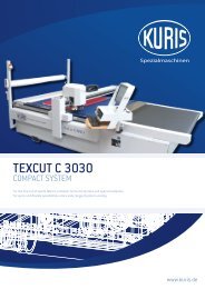 TEXCUT C 3030 - Kuris Spezialmaschinen GmbH