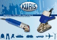 maNual cuttiNg machiNes - Kuris Spezialmaschinen GmbH