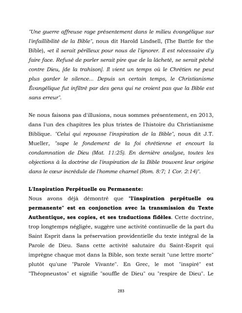 La Bible Authentique, quelle version ?