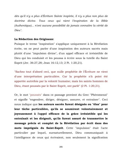 La Bible Authentique, quelle version ?