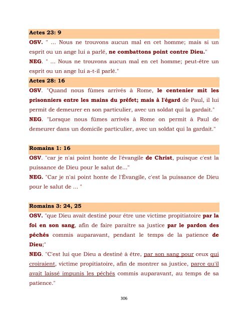 La Bible Authentique, quelle version ?