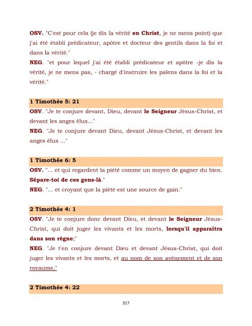 La Bible Authentique, quelle version ?