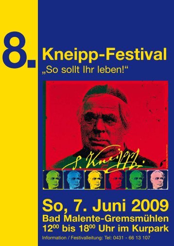 So, 7. Juni 2009 8.Kneipp-Festival - Kurpark Malente