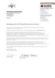 Zertifikat als PDF - Kurt KÃ¶nig Baumaschinen GmbH