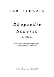 Rhapsodie und Scherzo - Kurt Schwaen