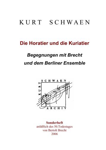 Sonderheft jetzt herunterladen (im PDF-Format) - Kurt Schwaen