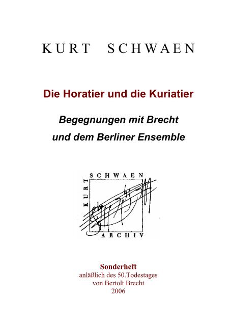 Sonderheft jetzt herunterladen (im PDF-Format) - Kurt Schwaen