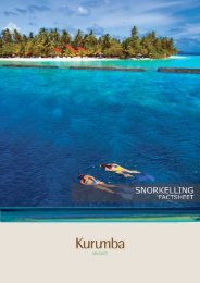 SNORKELING FACT SHEET - Kurumba Maldives