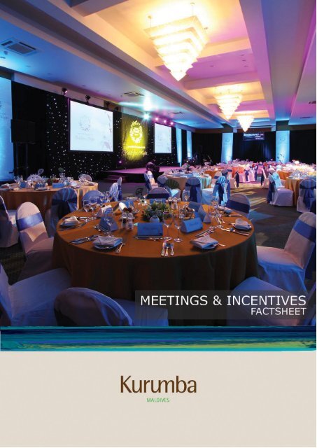 Meetings and Events factsheet - Kurumba Maldives