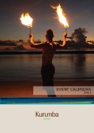 2013 event calendar - Kurumba Maldives
