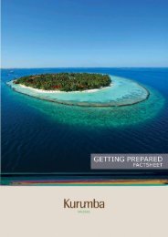 Getting Prepared for Kurumba Maldives