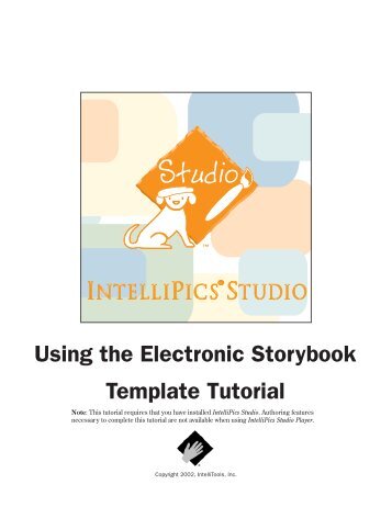 Using Storybook Template - IntelliTools