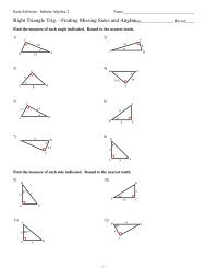 11-Secant Angles - Kuta Software