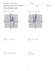 04 - Mean Value Theorem - Kuta Software