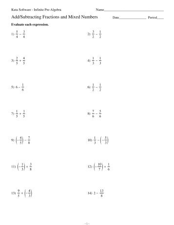 Two Step Equations With Fractions Worksheet Kuta  train solving multi step equations kuta 