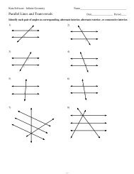 Non Parallel Lines And Transversal Abbynet