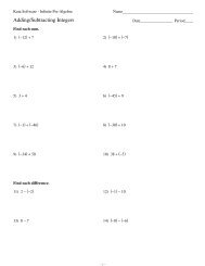 adding and subtracting polynomials kuta software algebra 1 adding and subtracting polynomials kuta software algebra 1