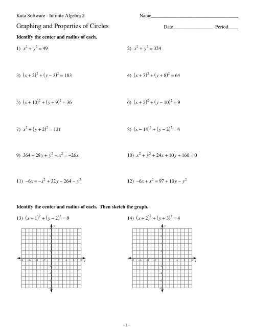 Identify Key Features Of A Graph Worksheet Pdf - bmp-place
