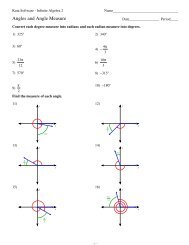 kuta software infinite geometry angles and their measures