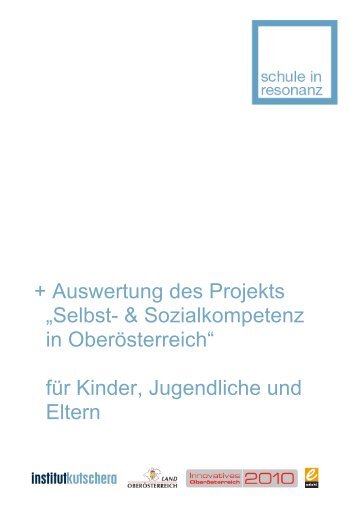 + Auswertung des Projekts âSelbst ... - Institut Kutschera
