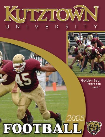 2005 Football Yearbook - Kutztown University