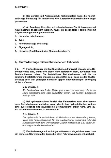 UVV_D 27.1-Bayern- 06_03 - Bayerische Landesunfallkasse