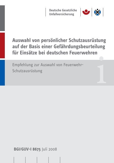 Auswahl von persönlicher Schutzausrüstung auf der Basis einer ...