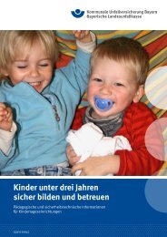 Kinder unter drei Jahren sicher bilden und betreuen - Kommunale ...